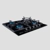 encimera de cocina a gas glp y gn de 4 hornillas modelo trevi 60 marca klimatic