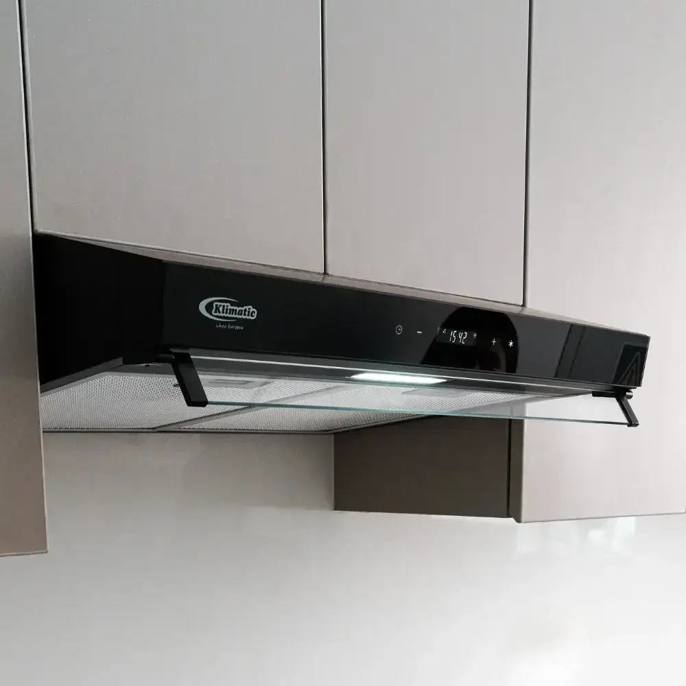 campana de cocina o campana extractora 60cm ancho modelo amsterdam marca klimatic