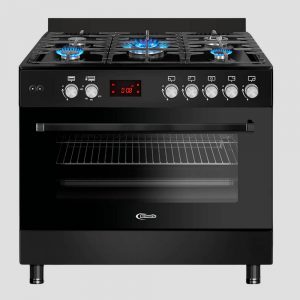 cocina a gas 5 hornillas o cocina de pie con horno modelo accent marca klimatic