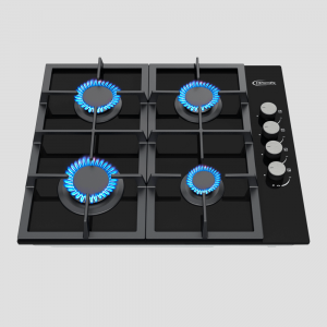 Encimera a gas 4 hornillas o cocina empotrable para gas glp y gn mitte marca klimatic