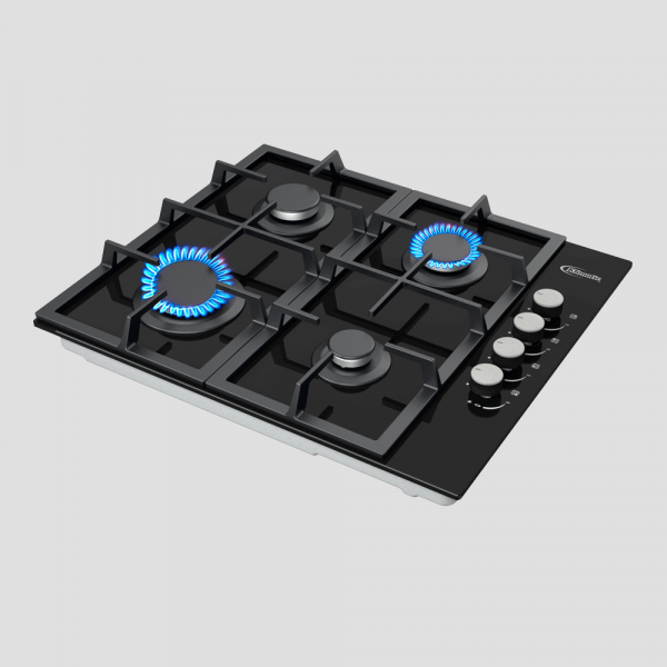 Encimera a gas 4 hornillas o cocina empotrable para gas glp y gn mitte marca klimatic