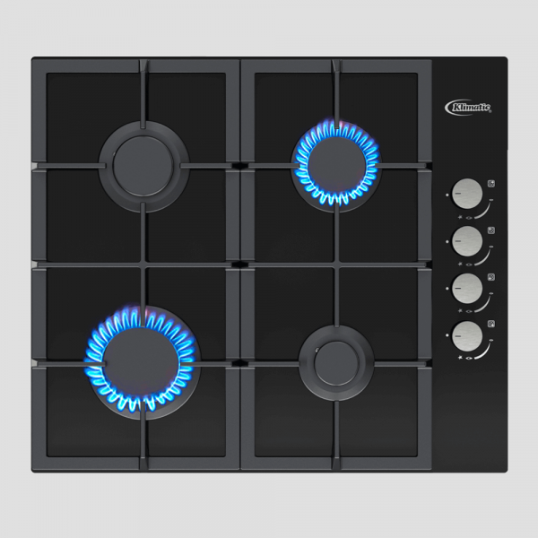Encimera a gas 4 hornillas o cocina empotrable para gas glp y gn mitte marca klimatic