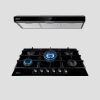 Combo klimatic encimera a Gas 5 Hornillas trevi 90 + Campana de Cocina volendam 2