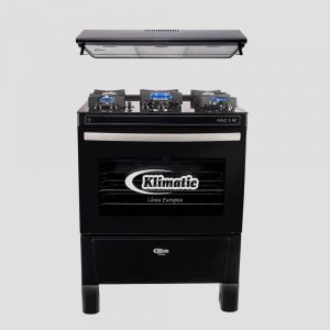 Combo klimatic cocina a Gas 5 Hornillas agile 5ne + Campana de Cocina ck901nem