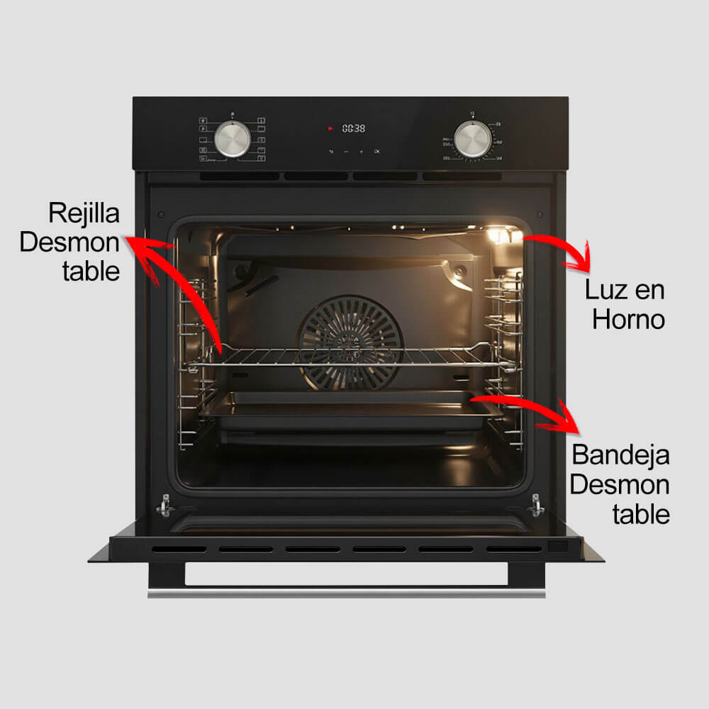 horno eléctrico empotrable modelo Anhalt marca klimatic