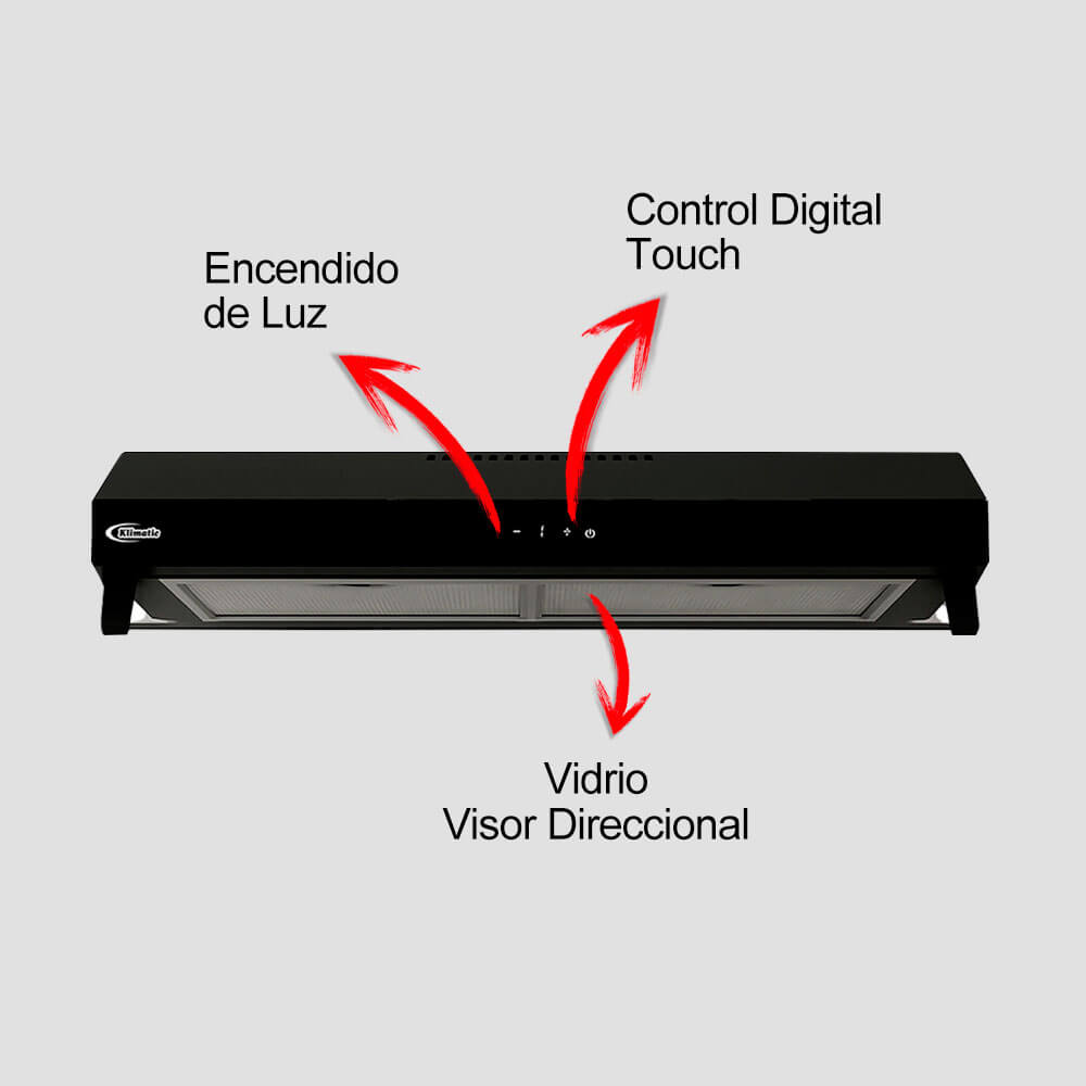 campana de cocina modelo Marken 60cm marca klimatic