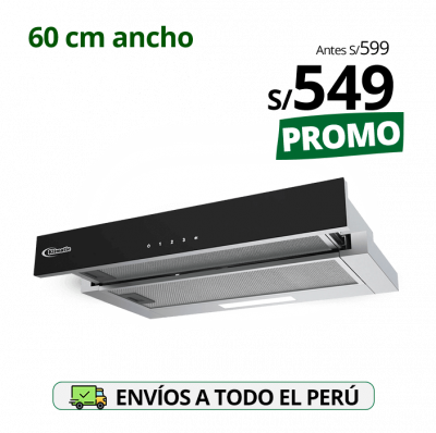 campana de cocina modelo breda 60cm marca klimatic