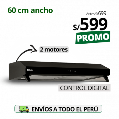 campana de cocina modelo Marken 60cm marca klimatic