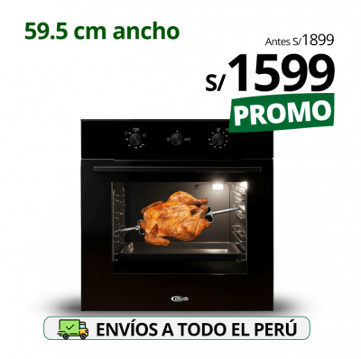 horno a gas empotrable modelo jena marca klimatic