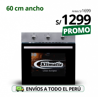 horno a gas empotrable modelo lubeck marca klimatic