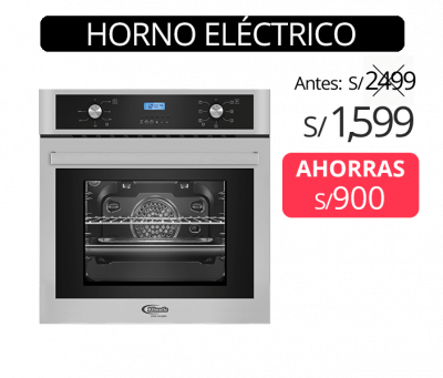 horno electrico empotrable con amplia capacidad, sistema de seguridad, fabricado en europa modelo gamma-b marca klimatic